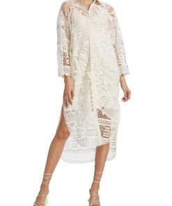 Farm Rio Guipure Lace Shirtdress 11 Farm Rio Guipure Lace Shirtdress -Farm Rio And Pom Pom at Home Sales unnamed file 529