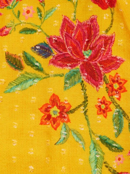 Farm Rio Flower Dream One-Shoulder Embroidered Blouse 9 Farm Rio Flower Dream One-Shoulder Embroidered Blouse - Image 7