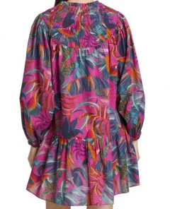 Farm Rio Rainbow Macaws Minidress -Farm Rio And Pom Pom at Home Sales unnamed file 552