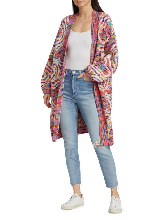 Farm Rio Wild Hearts Longline Cardigan 4 Farm Rio Wild Hearts Longline Cardigan - Image 2
