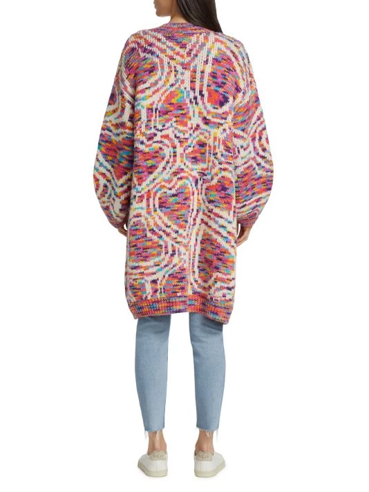 Farm Rio Wild Hearts Longline Cardigan 7 Farm Rio Wild Hearts Longline Cardigan - Image 5