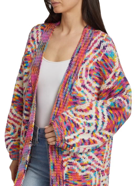 Farm Rio Wild Hearts Longline Cardigan 8 Farm Rio Wild Hearts Longline Cardigan - Image 6
