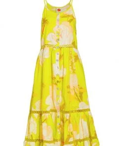 Farm Rio Neon Garden Midi-Dress