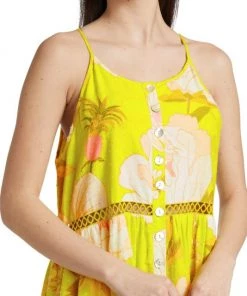 Farm Rio Neon Garden Midi-Dress -Farm Rio And Pom Pom at Home Sales unnamed file 573