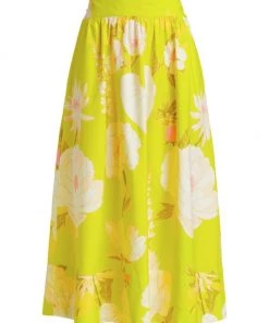 Farm Rio Neon Garden Maxi Skirt