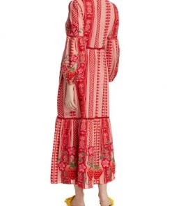 Farm Rio Pineapple Jacquard Maxi Dress -Farm Rio And Pom Pom at Home Sales unnamed file 620