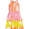 Farm Rio Mixed Neon Garden Minidress