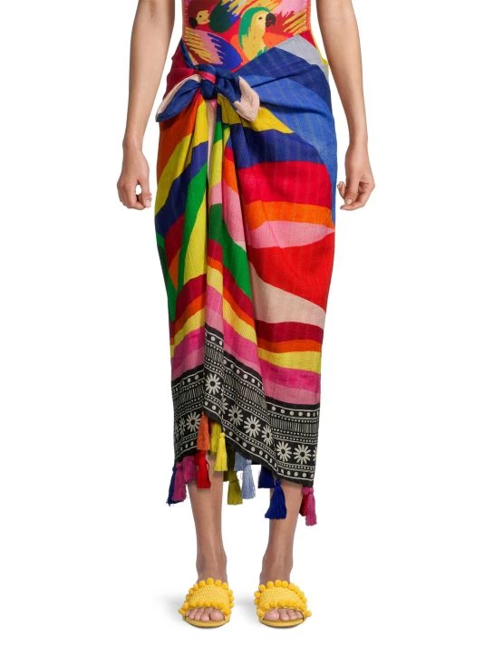 Farm Rio Graphic Sunshine Sarong 5 Farm Rio Graphic Sunshine Sarong - Image 3