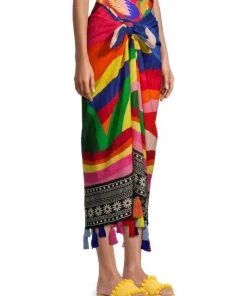 Farm Rio Graphic Sunshine Sarong 11 Farm Rio Graphic Sunshine Sarong -Farm Rio And Pom Pom at Home Sales unnamed file 633