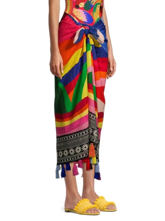 Farm Rio Graphic Sunshine Sarong 6 Farm Rio Graphic Sunshine Sarong - Image 4