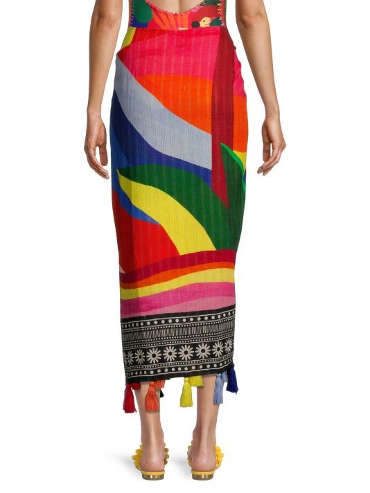 Farm Rio Graphic Sunshine Sarong 7 Farm Rio Graphic Sunshine Sarong - Image 5