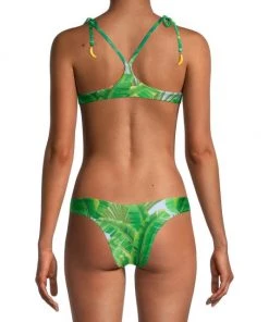 Farm Rio Fresh Bananas Printed Bikini Top -Farm Rio And Pom Pom at Home Sales unnamed file 647