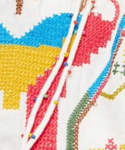 Farm Rio Macaw Embroidered Linen Caftan Midi-Dress 15 Farm Rio Macaw Embroidered Linen Caftan Midi-Dress -Farm Rio And Pom Pom at Home Sales unnamed file 655