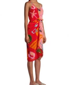 Farm Rio Mixed Fruits Ocean V-Neck Cover-Up -Farm Rio And Pom Pom at Home Sales unnamed file 659