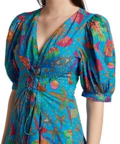 Farm Rio Ocean Stories Printed Cotton Minidress 14 Farm Rio Ocean Stories Printed Cotton Minidress -Farm Rio And Pom Pom at Home Sales unnamed file 667