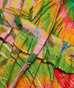 Farm Rio Macaw Leaves Ruffled Maxi Dress -Farm Rio And Pom Pom at Home Sales unnamed file 675