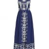 Farm Rio Navy Macaw Embroidered Maxi Dress -Farm Rio And Pom Pom at Home Sales unnamed file 68