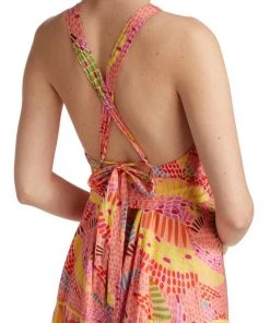 Farm Rio Mixed Print Tiered Maxi Dress -Farm Rio And Pom Pom at Home Sales unnamed file 682