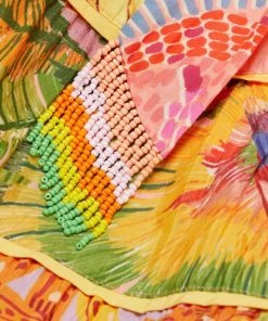 Farm Rio Mixed Print Tiered Maxi Dress -Farm Rio And Pom Pom at Home Sales unnamed file 683