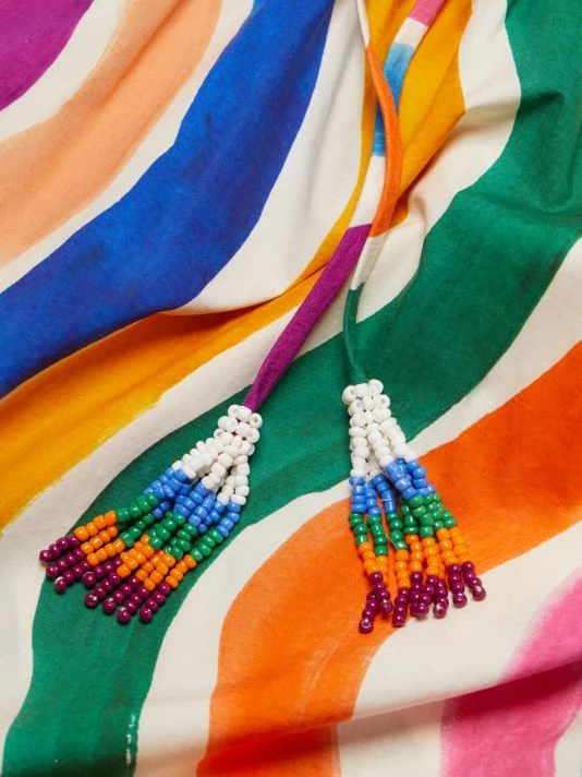 Farm Rio Dancing Stripes Maxi Skirt 9 Farm Rio Dancing Stripes Maxi Skirt - Image 7