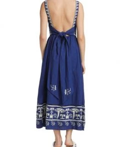 Farm Rio Navy Macaw Embroidered Maxi Dress 13 Farm Rio Navy Macaw Embroidered Maxi Dress -Farm Rio And Pom Pom at Home Sales unnamed file 72