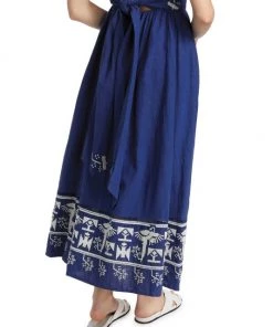 Farm Rio Navy Macaw Embroidered Maxi Dress 14 Farm Rio Navy Macaw Embroidered Maxi Dress -Farm Rio And Pom Pom at Home Sales unnamed file 73