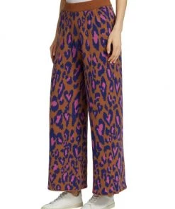Farm Rio Leopard Pop Caramel Sweatpants -Farm Rio And Pom Pom at Home Sales unnamed file 734