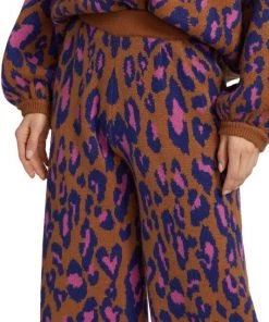 Farm Rio Leopard Pop Caramel Sweatpants -Farm Rio And Pom Pom at Home Sales unnamed file 736