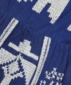 Farm Rio Navy Macaw Embroidered Maxi Dress 15 Farm Rio Navy Macaw Embroidered Maxi Dress -Farm Rio And Pom Pom at Home Sales unnamed file 74