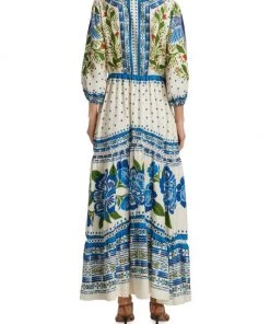 Farm Rio Macaw Flight Tiered Maxi Dress -Farm Rio And Pom Pom at Home Sales unnamed file 748