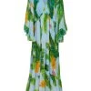 Farm Rio Fresh Bananas Butterfly-Sleeve Maxi Dress 1 Farm Rio Fresh Bananas Butterfly-Sleeve Maxi Dress -Farm Rio And Pom Pom at Home Sales unnamed file 75
