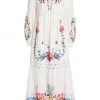 Farm Rio Macaw Cross-Stitch Embroidered Midi-Dress -Farm Rio And Pom Pom at Home Sales unnamed file 758