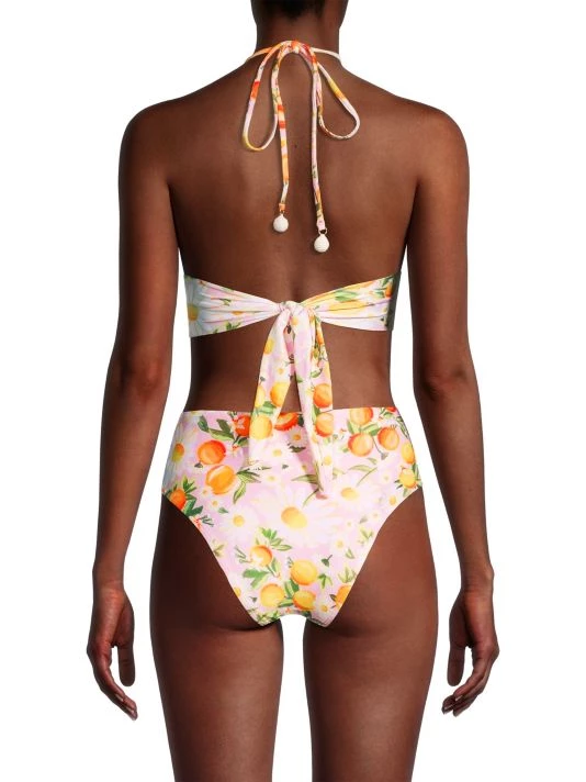 Farm Rio Tangerine Dream Cut-Out One-Piece Swimsuit 7 Farm Rio Tangerine Dream Cut-Out One-Piece Swimsuit - Image 5