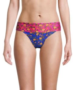 Farm Rio Fruit Dots Mid-Rise Bikini Bottom -Farm Rio And Pom Pom at Home Sales unnamed file 785