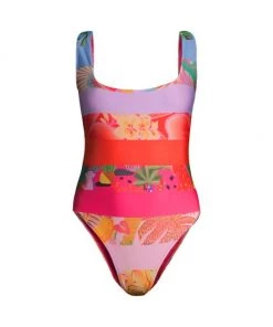 Farm Rio Ombré Forest One-Piece Swimsuit