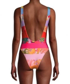 Farm Rio Ombré Forest One-Piece Swimsuit -Farm Rio And Pom Pom at Home Sales unnamed file 793