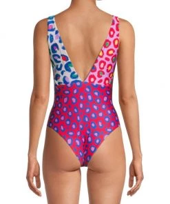 Farm Rio Leopard Pop Cut-Out One-Piece Swimsuit -Farm Rio And Pom Pom at Home Sales unnamed file 816
