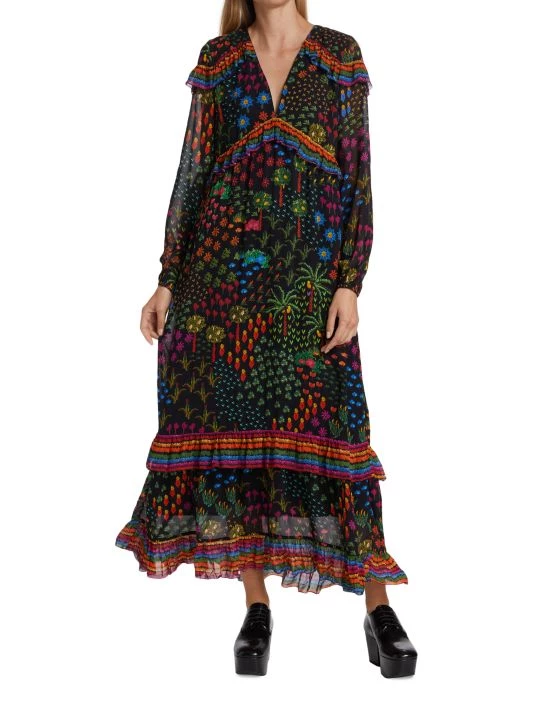 Farm Rio Fruit Garden Maxi Dress 5 Farm Rio Fruit Garden Maxi Dress - Image 3