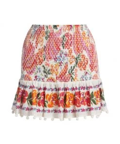 Farm Rio Spring Bananas Miniskirt