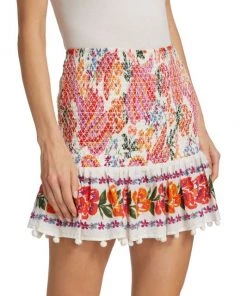 Farm Rio Spring Bananas Miniskirt -Farm Rio And Pom Pom at Home Sales unnamed file 853