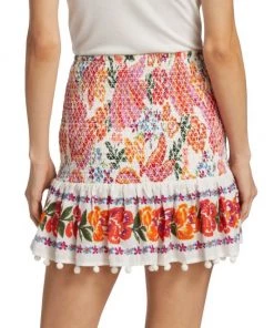 Farm Rio Spring Bananas Miniskirt -Farm Rio And Pom Pom at Home Sales unnamed file 854