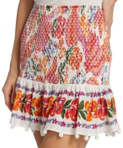 Farm Rio Spring Bananas Miniskirt -Farm Rio And Pom Pom at Home Sales unnamed file 855