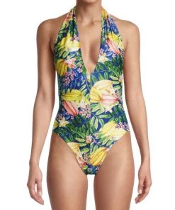Farm Rio Caipirinha Floral One-Piece Swimsuit -Farm Rio And Pom Pom at Home Sales unnamed file 859