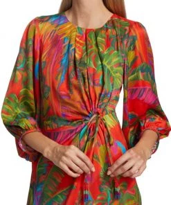 Farm Rio Urban Jungle Cut-Out Midi-Dress 14 Farm Rio Urban Jungle Cut-Out Midi-Dress -Farm Rio And Pom Pom at Home Sales unnamed file 897