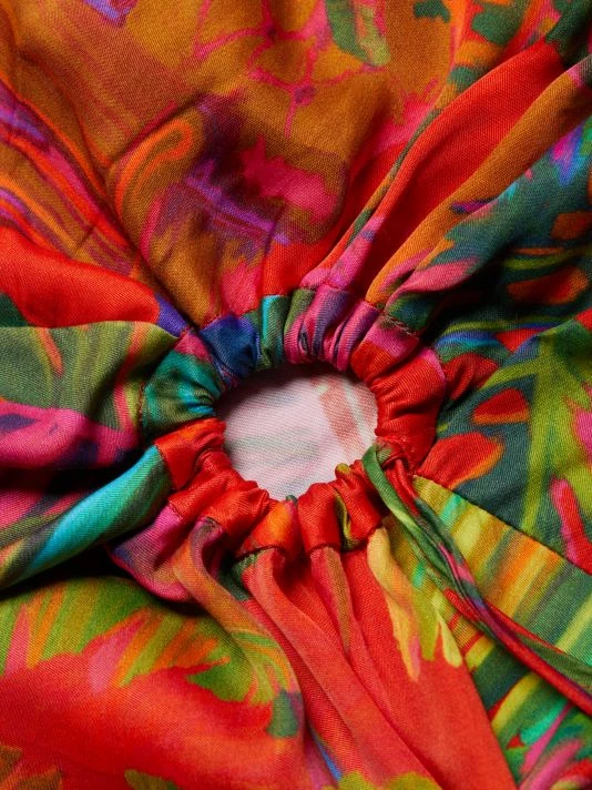 Farm Rio Urban Jungle Cut-Out Midi-Dress 9 Farm Rio Urban Jungle Cut-Out Midi-Dress - Image 7