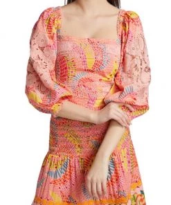 Farm Rio Dotted Bananas Blouse -Farm Rio And Pom Pom at Home Sales unnamed file 9