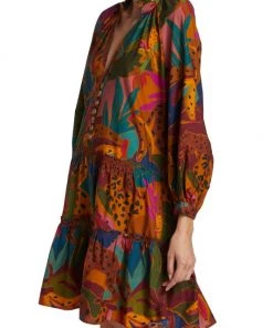 Farm Rio Leopard Jungle Minidress -Farm Rio And Pom Pom at Home Sales unnamed file 902