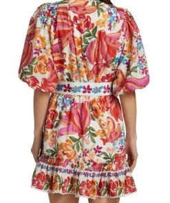 Farm Rio Spring Bananas Belted Minidress -Farm Rio And Pom Pom at Home Sales unnamed file 934