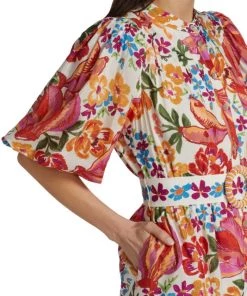 Farm Rio Spring Bananas Belted Minidress -Farm Rio And Pom Pom at Home Sales unnamed file 935