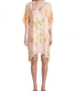 Farm Rio Tangerine Dream Pom-Pom Cover Up -Farm Rio And Pom Pom at Home Sales unnamed file 939